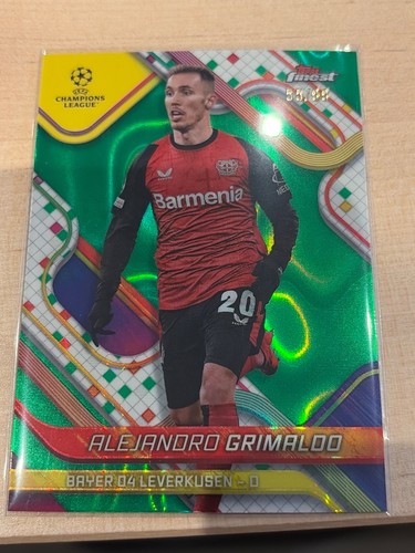 Alejandro Grimaldo 2025 Topps Finest Green Refractor /99