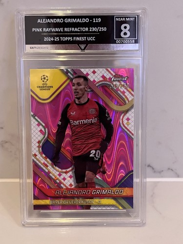 Alejandro Grimaldo 2024 Topps Finest Pink /250
