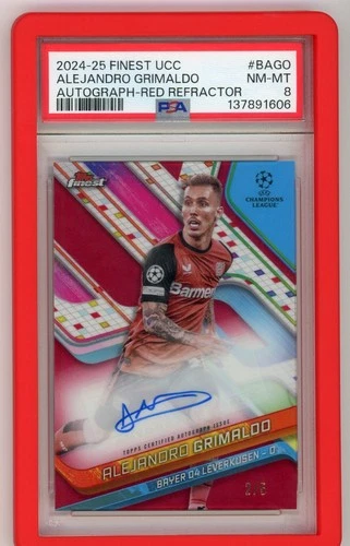 Alejandro Grimaldo 2024 Topps Finest Red Refractor /5