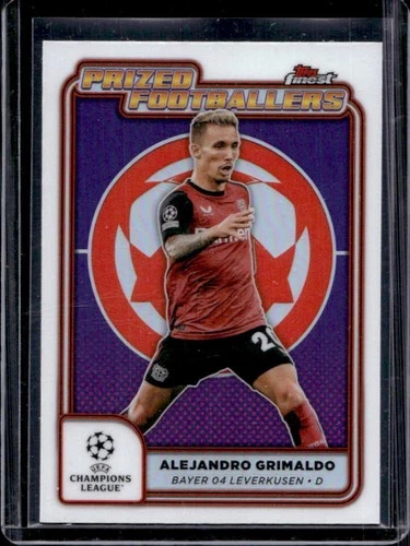 Alejandro Grimaldo 2024 Topps Finest UEFA PF-5