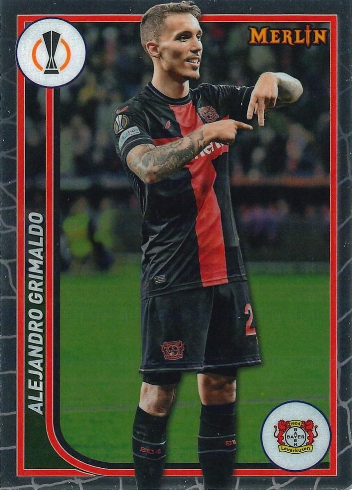 Alejandro Grimaldo 2023 Topps Merlin UEFA Club Competitions