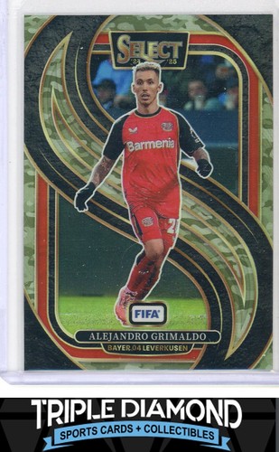 Alejandro Grimaldo 2024 Panini Select FIFA Terrace Forest Camo /135