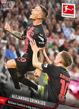 Alejandro Grimaldo 2023 Topps Now Bundesliga English