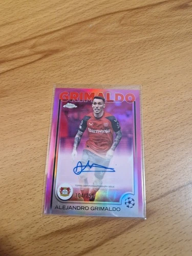 Alejandro Grimaldo 2024 Topps UEFA Cromo CC Rosa /250