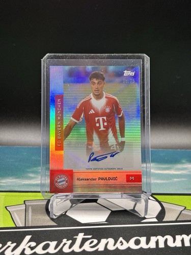 Aleks Pavlovic 2025 Topps Bayern Munich Team Set /75