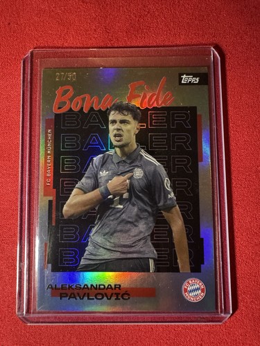 Aleksandar Pavlovic 2025 Topps Bayern München Team Set /50