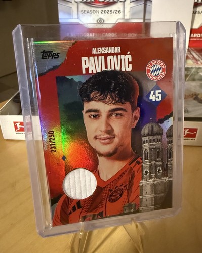Aleksandar Pavlovic 2024 Topps Bayern Team Set /250