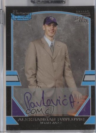 Aleksandar Pavlovic 2003 Panini Bowman Signature 344/1250
