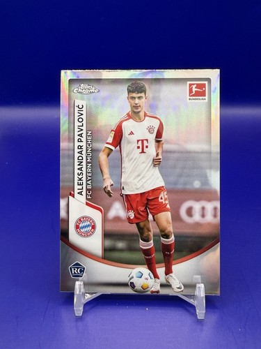 Aleksandar Pavlovic 2023 Topps Bundesliga Chrome Refractor