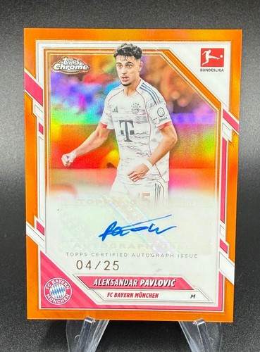 Aleksandar Pavlovic 2025 Topps Bundesliga Cromo /25