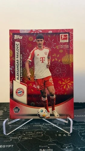 Aleksandar Pavlovic 2023 Topps Bundesliga Jade /199