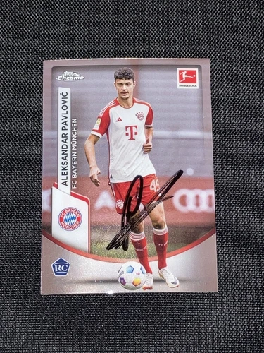 Aleksandar Pavlovic 2023 Topps Chrome