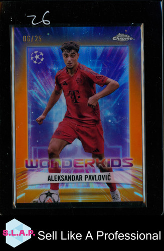 Aleksandar Pavlovic 2025 Topps Chrome /25