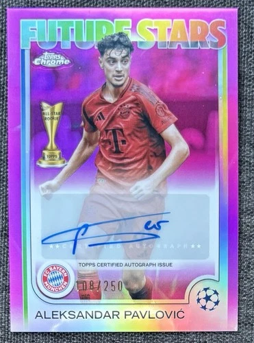 Aleksandar Pavlovic 2024 Topps Chrome /250