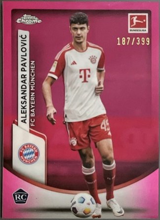 Aleksandar Pavlovic 2023 Topps Chrome /399
