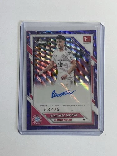 Aleksandar Pavlovic 2025 Topps Chrome /75