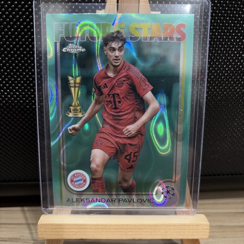 Aleksandar Pavlovic 2025 Topps Chrome Aqua /199