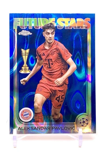 Aleksandar Pavlovic 2024 Topps Chrome Blue Lava /150