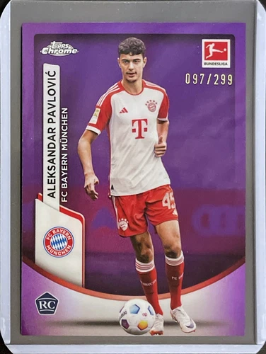 Aleksandar Pavlovic 2023 Topps Chrome Bundesliga /299
