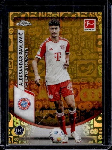 Aleksandar Pavlovic 2023 Topps Chrome Bundesliga /60