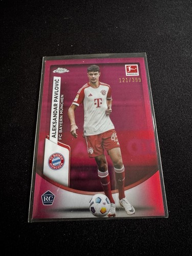 Aleksandar Pavlovic 2023 Topps Chrome Bundesliga Refractor /399