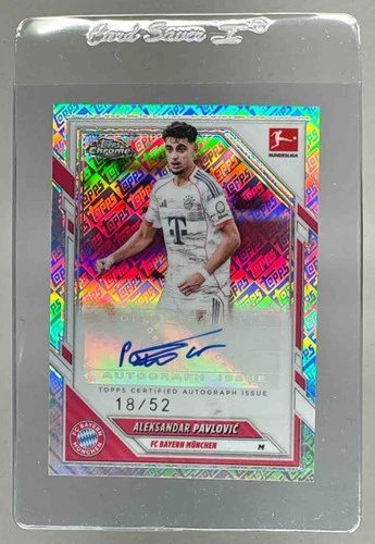 Aleksandar Pavlovic 2025 Topps Chrome Bundesliga ToppsFractor /52