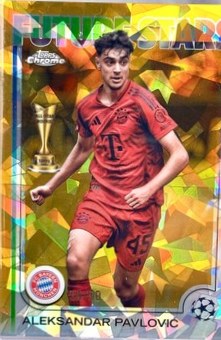 Aleksandar Pavlovic 2024 Topps Chrome Gold /50