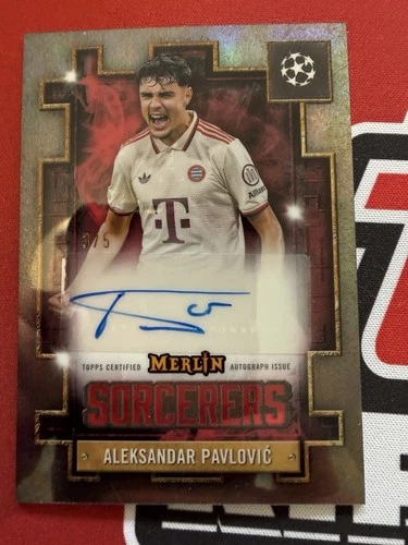 Aleksandar Pavlovic 2024 Topps Chrome Merlin 3/5