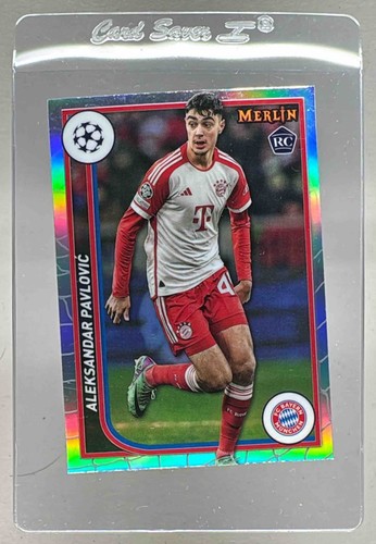 Aleksandar Pavlovic 2023 Topps Chrome Merlin Refractor