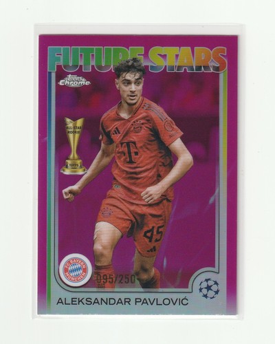 Aleksandar Pavlovic 2024 Panini Chrome Pink Refractor 95/250