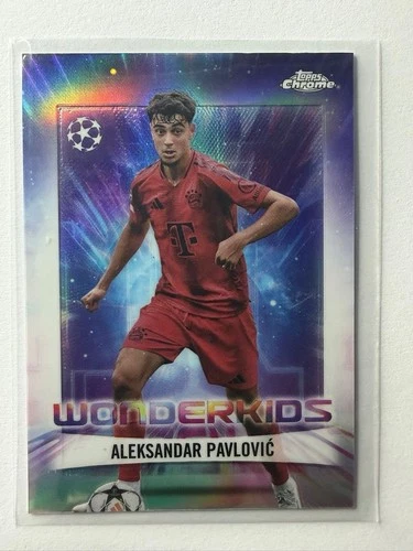 Aleksandar Pavlovic 2024 Topps Chrome Refractor