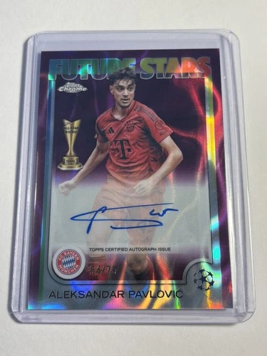 Aleksandar Pavlovic 2024 Topps Chrome UCC /75