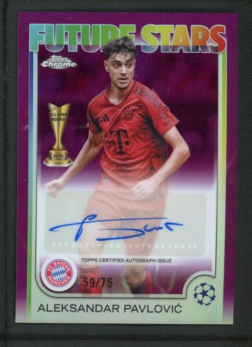 Aleksandar Pavlovic 2025 Topps Cromo 59/75