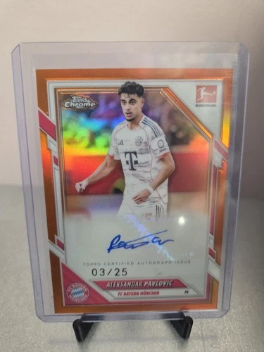 Aleksandar Pavlovic 2026 Topps Cromo Bundesliga /25