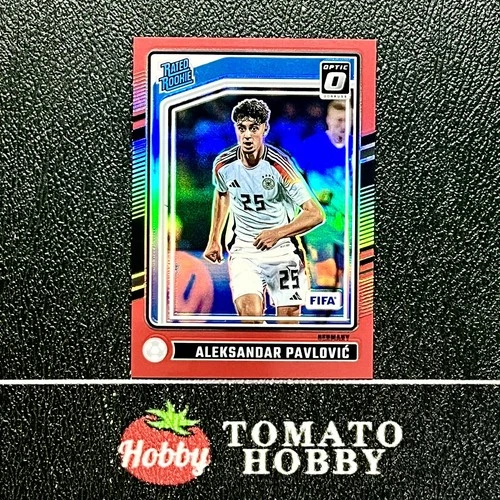 Aleksandar Pavlovic 2024 Panini Donruss FIFA 2024-25 Optic Rojo /299