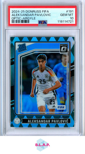 Aleksandar Pavlovic 2024 Panini Donruss Optic Argyle