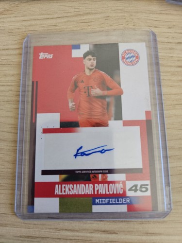 Aleksandar Pavlovic 2024 Topps FC Bayern Munich
