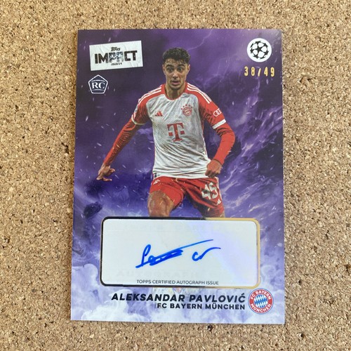Aleksandar Pavlovic 2023 Topps Impact /49