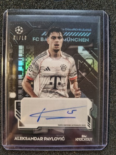 Aleksandar Pavlovic 2025 Topps Knockout 1/10