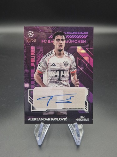 Aleksandar Pavlovic 2025 Topps Knockout /50