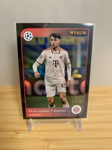 Aleksandar Pavlovic 2025 Topps Merlin Chrome /10
