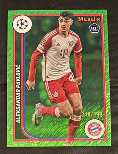 Aleksandar Pavlovic 2023 Panini Merlin UEFA Clubs Competitions