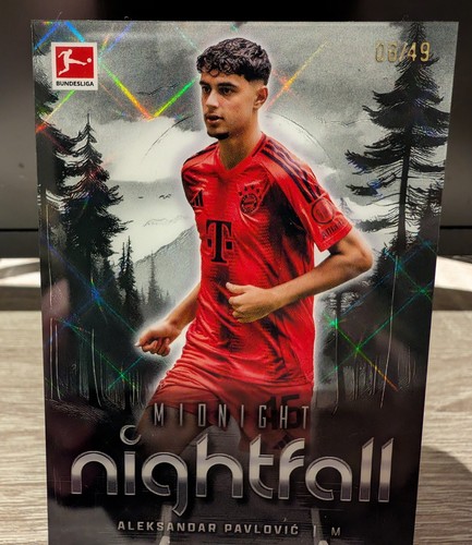 Aleksandar Pavlovic 2024 Topps Midnight Bundesliga /49
