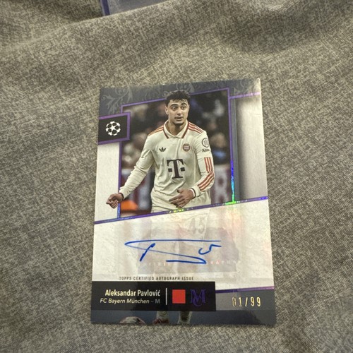 Aleksandar Pavlovic 2024 Topps Museum Collection UEFA /99