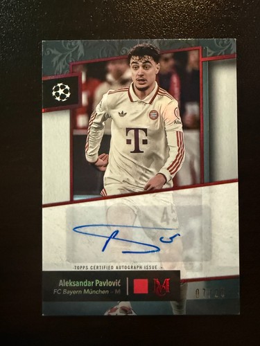 Aleksandar Pavlovic 2024 Topps Museum Ruby /25