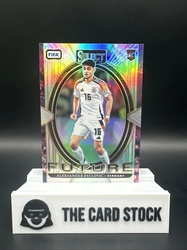 Aleksandar Pavlovic 2024 Panini Select FIFA Future Silver Prizm