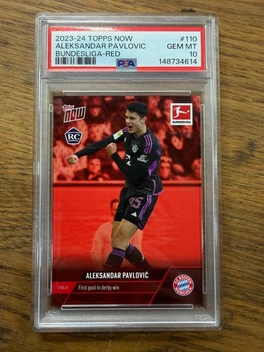 Aleksandar Pavlovic 2023 Topps Now Red /99