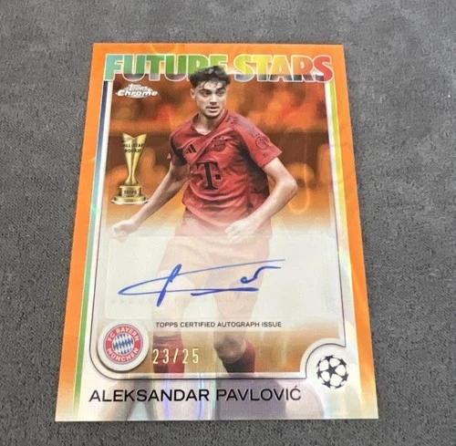 Aleksandar Pavlovic 2024 Topps UCC Chrome /25