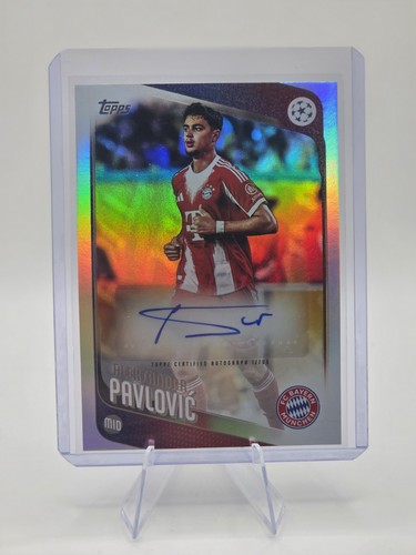 Aleksandar Pavlovic 2025 Topps UEFA Champions League Flagship Refractor