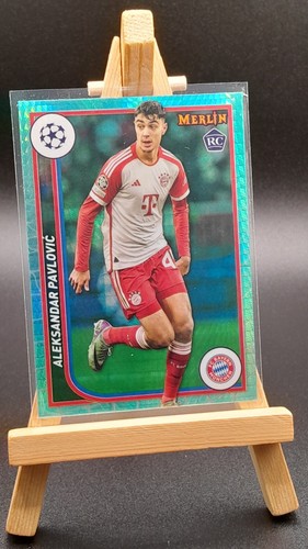 Aleksander Pavlovic 2024 Topps Merlin Chrome Aqua